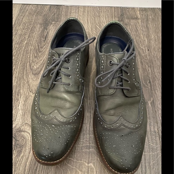 Rockport Other - Rockport Flexible Shock Absorbing Men’s Grey Dress Shoes